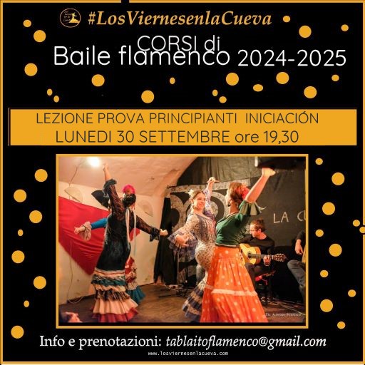 los viernes en la cueva, tablao, corsi di flamenco, Bologna,Ada Maria Grifoni, corso di flamenco bologna, flamenco bologna centro storico